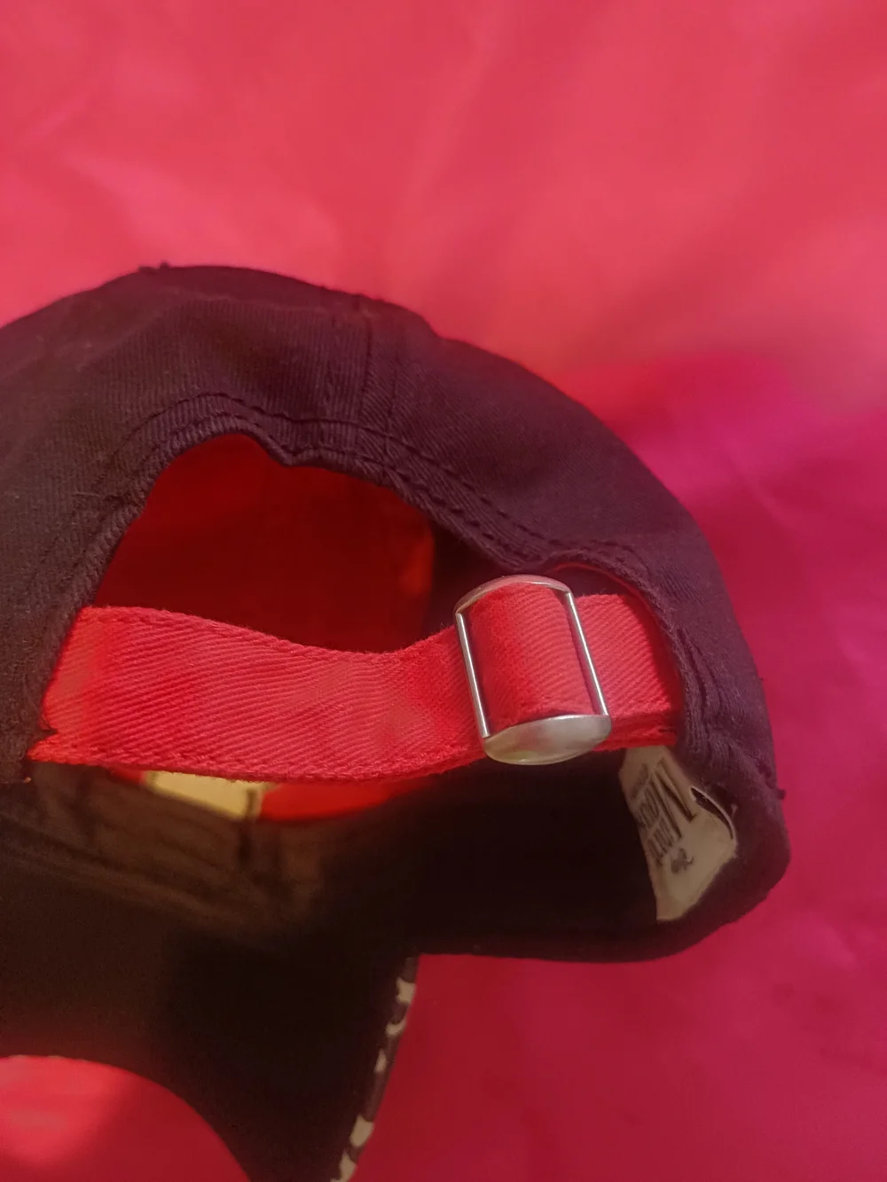 Disney Black and Red Minnie Mouse Embroidered Baseball Cap